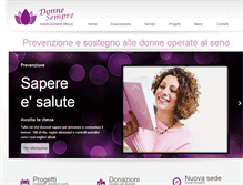 Tablet Screenshot of donnesempre.com